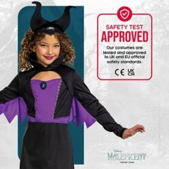 Kids Disney Maleficent Classic Costume -Angels Face Negozio 71rhitg8eyl. ac ux679