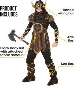 Costume Vichingo Uomo -Angels Face Negozio 71t4zk2w19l. ac sx679