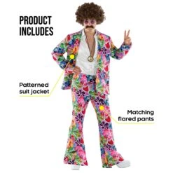 Costume Hippie Uomo -Angels Face Negozio 72fec3e7b2a9ef13cd0400fceb5bfcdb5b80f9e3ec7f2856da9d611c78cccacd