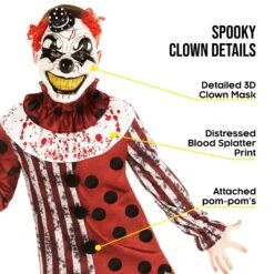 Costume Da Clown Terriente Per Bambini 14 Costume Da Clown Terriente Per Bambini -Angels Face Negozio 7c8fe73542f689166fbd612b49ac3bc0990da3ca68857a88d1f2b46c760018d5