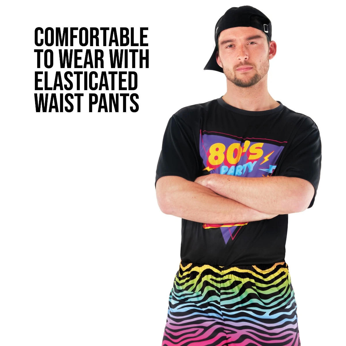 Costume Da Festaiolo Anni '80 Da Uomo 6 Costume Da Festaiolo Anni '80 Da Uomo - immagine 4