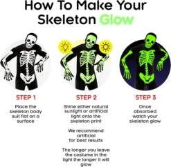 Morphsuit Scheletrico Illuminato 11 Morphsuit Scheletrico Illuminato -Angels Face Negozio 81n5l6ujo8l. ac sx679