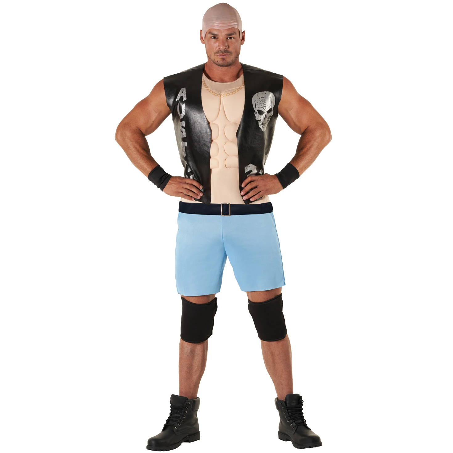 Costume Stone Cold Steve Austin Adulto 3 Costume Stone Cold Steve Austin Adulto