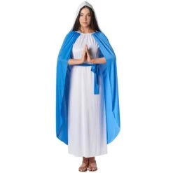Morph Costume Maria Vergine, Vestito Maria Vergine, Costume Presepe Vivente -Angels Face Negozio 887513090816.pt01.jpg