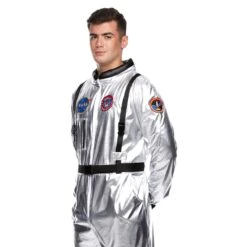 Men's Silver Astronaut Suit Costume -Angels Face Negozio 887513099062.pt02