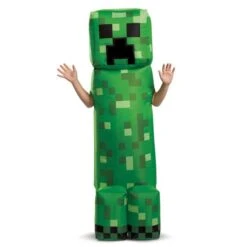 Costume Minecraft Creeper Gonfiabile Bambino