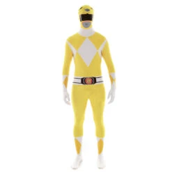 Costume Power Ranger Giallo Adulto -Angels Face Negozio 8 8 887513001348.pt02