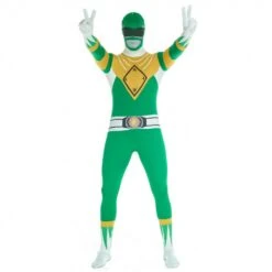 Costume Power Ranger Verde Adulto -Angels Face Negozio 8 8 887513002536.pt03