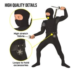 Costume Ninja Bambino 9 Costume Ninja Bambino -Angels Face Negozio 8bc4da5d03b47467052b6b05ae5393ed9630187917a837809d810f392067a038