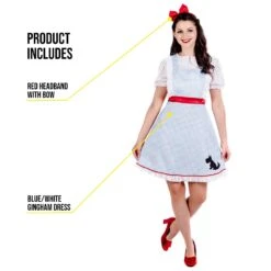 Costume Dorothy Adulto -Angels Face Negozio 8ffa5eb3a5f209e196fc58c9bba8295b004e1d5466f16dc0ad77bcbec9b4018e