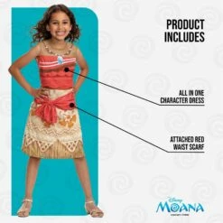 Kids Disney Moana Classic Costume -Angels Face Negozio 936331492c1fcc81879b301da703aa31bb49fc262c4d711203671c4b2329ab93