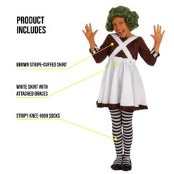 Costume Umpa Lumpa Bambina -Angels Face Negozio 97352c03619d9bdfe0f22fbaa04832bcf612c298e261bdb1669801ead679144c