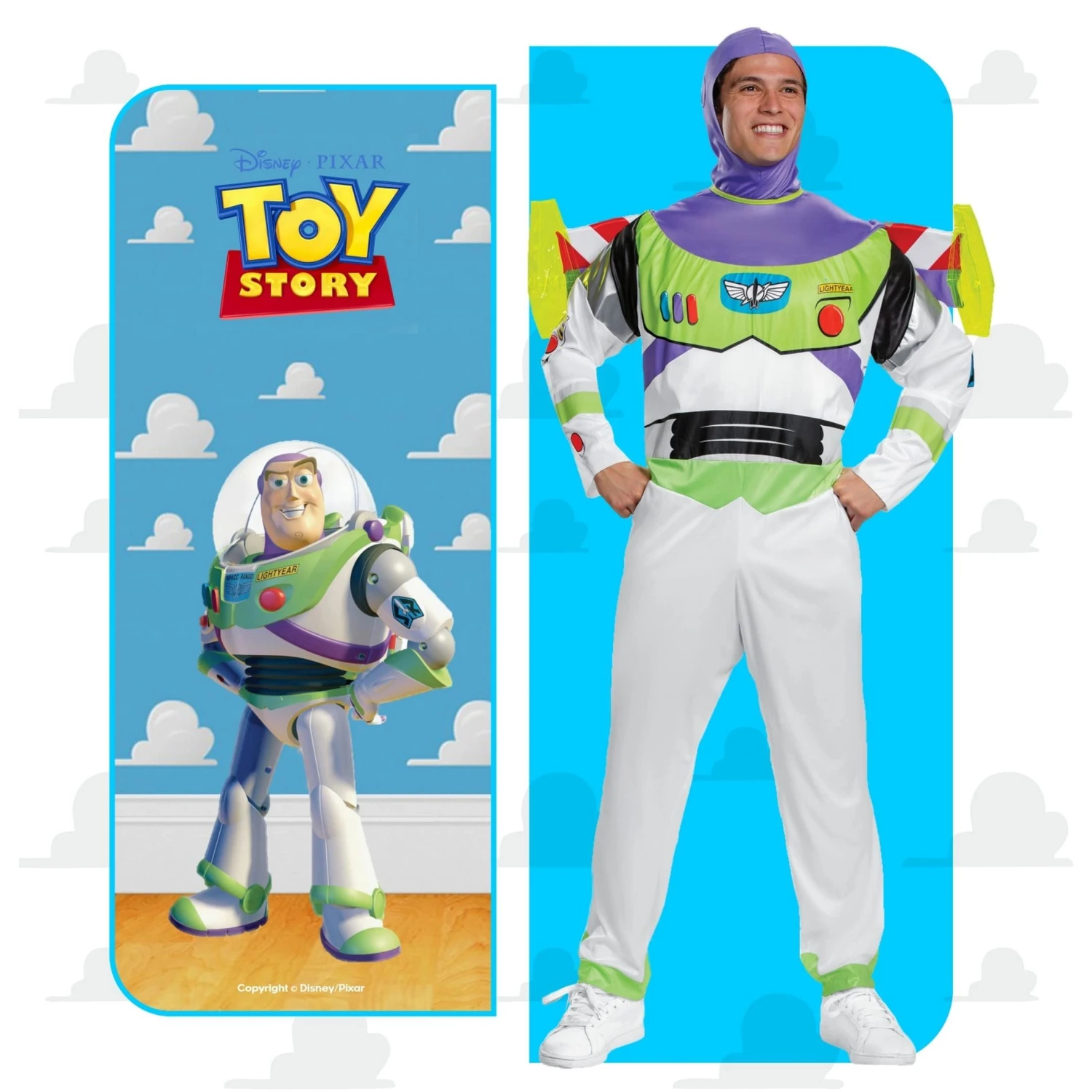 Costume Buzz Lightyear Classico Adulti 6 Costume Buzz Lightyear Classico Adulti - immagine 4