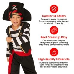 Costume Di Base Da Marinaio Pirata Per Bambini 14 Costume Di Base Da Marinaio Pirata Per Bambini -Angels Face Negozio 9e0489fe22e6316a542ba61c0af7fe80beecf6d55585bcdcd1ae93957bda9ab1