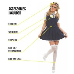 Costume Scolaretta Donna -Angels Face Negozio 9e5e3b9363da55b49e74c8e1f1f7ca7d8de36ef5cd6bc160244c6dc3fa9bb883