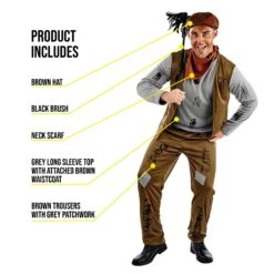 Costume Spazzacamino Uomo -Angels Face Negozio a3884ab1bba0fa6a4ea22ea3b9261a6ff7b73ff42929e5761eec54a886b822de