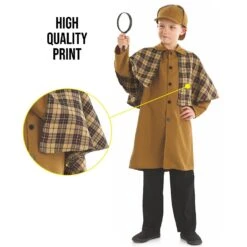 Costume Sherlock Holmes Bambino -Angels Face Negozio a5af23d4f169dfef2f6e59b925caf435e066d4b33bf8ba366cfaab921b7247db