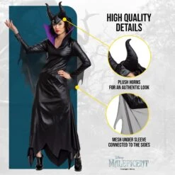 Costume Maleficient Donna Classico -Angels Face Negozio a5fc2c1c9bae0a8af73481c20de75933beaa26b3964df985ad8ff8eaa6529b7c