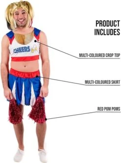 Costume Cheerleader Uomo -Angels Face Negozio a76dda0ac922e2684fb34e4168f3d2cfc1ffc5648dde06feebf2b031c60c4d81