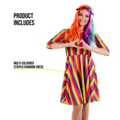 Vestito Arcobaleno Donna -Angels Face Negozio b6635766f94a23500e297e06f27d8eb488b00a7d355620f2c66df1b6e4aec5ba