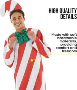 Costume Bastoncino Di Zucchero Adulti -Angels Face Negozio b6caf3ada3b5b3b6874ca4960855018b26809bad94e731df79aa7d5d4273fb03