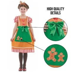 Costume Pan Di Zenzero Bambina -Angels Face Negozio c076a67a1f2eff9cb453e04f84a387c34c42ad96c66be81ee342980fa25a1317