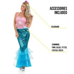 Costume Sirena Donna 9 Costume Sirena Donna -Angels Face Negozio c43786746b4c28a3af1e5ec5796b26213e09e3fe99b0c44318ae2e623e6434b0