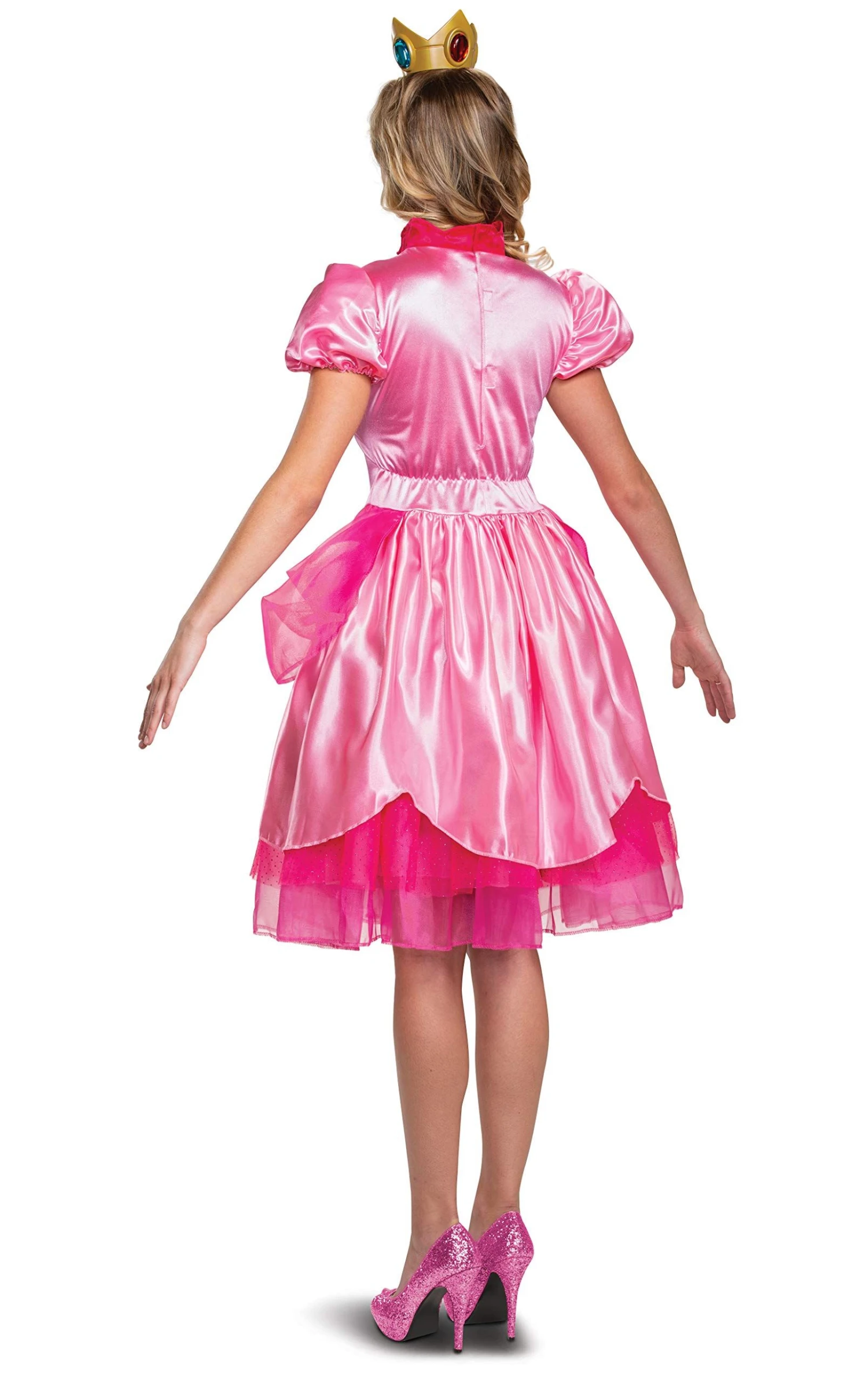 Costume Principessa Peach Donna 4 Costume Principessa Peach Donna - immagine 2