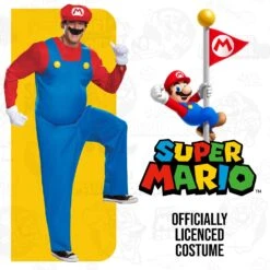 Costume Super Mario Adulti -Angels Face Negozio d73390adc2a6a144a5c0bd1f8cc517425b8013a1398f0ec763bbfb5d9b3fbb99