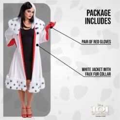 Costume Crudelia De Mon Classico Donna -Angels Face Negozio dis129769 02 min