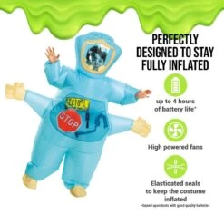 Costume Muncher Ghostbusters Bambini 10 Costume Muncher Ghostbusters Bambini -Angels Face Negozio disk120319 ghostbusters muncher inflatable kids feature 03 min