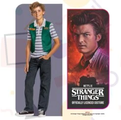 Kids Steve Video Stop Stranger Things Costume -Angels Face Negozio disk124469 stranger things steve family video kids feature 01 min