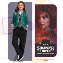 Kids Robin Video Stop Stranger Things Costume -Angels Face Negozio disk124489 stranger things robin family video kids feature 01 min
