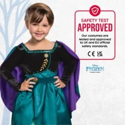Costume Anna Regina Frozen 2 Deluxe Plus Bambina -Angels Face Negozio disk140079 queen anna deluxe kids feature 04 min