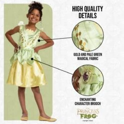 Kids Disney Princess Tiana Classic Costume 10 Kids Disney Princess Tiana Classic Costume -Angels Face Negozio disk140549 tiana classic kids feature 03