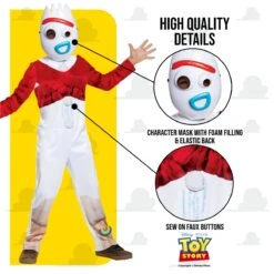 Costume Forky Deluxe Bambino -Angels Face Negozio disk141309 03 min