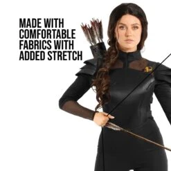 Costume Da Cacciatrice Distopica Per Donna -Angels Face Negozio dystopian teen hunger costume games women 11