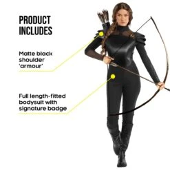 Costume Da Cacciatrice Distopica Per Donna -Angels Face Negozio dystopian teen hunger costume games women 9
