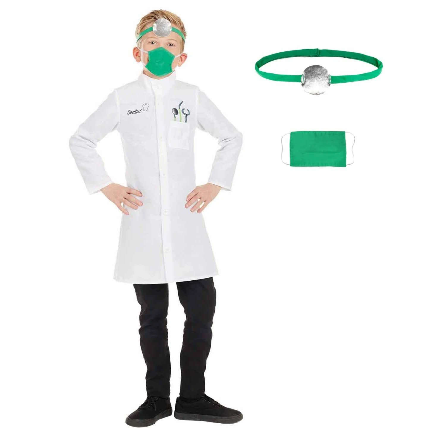 Vestito Carnevale Dentista Bambino 6 Vestito Carnevale Dentista Bambino - immagine 4