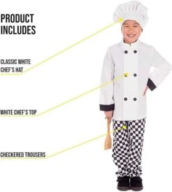 Costume Cuoco Bambino 9 Costume Cuoco Bambino -Angels Face Negozio f08662c4a77b8d38caa116df43138d5a17b46171b2cb0e3780067d14837c96b9