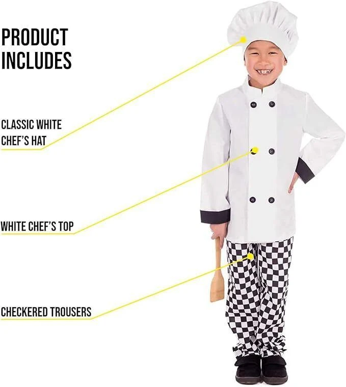 Costume Cuoco Bambino 4 Costume Cuoco Bambino - immagine 2