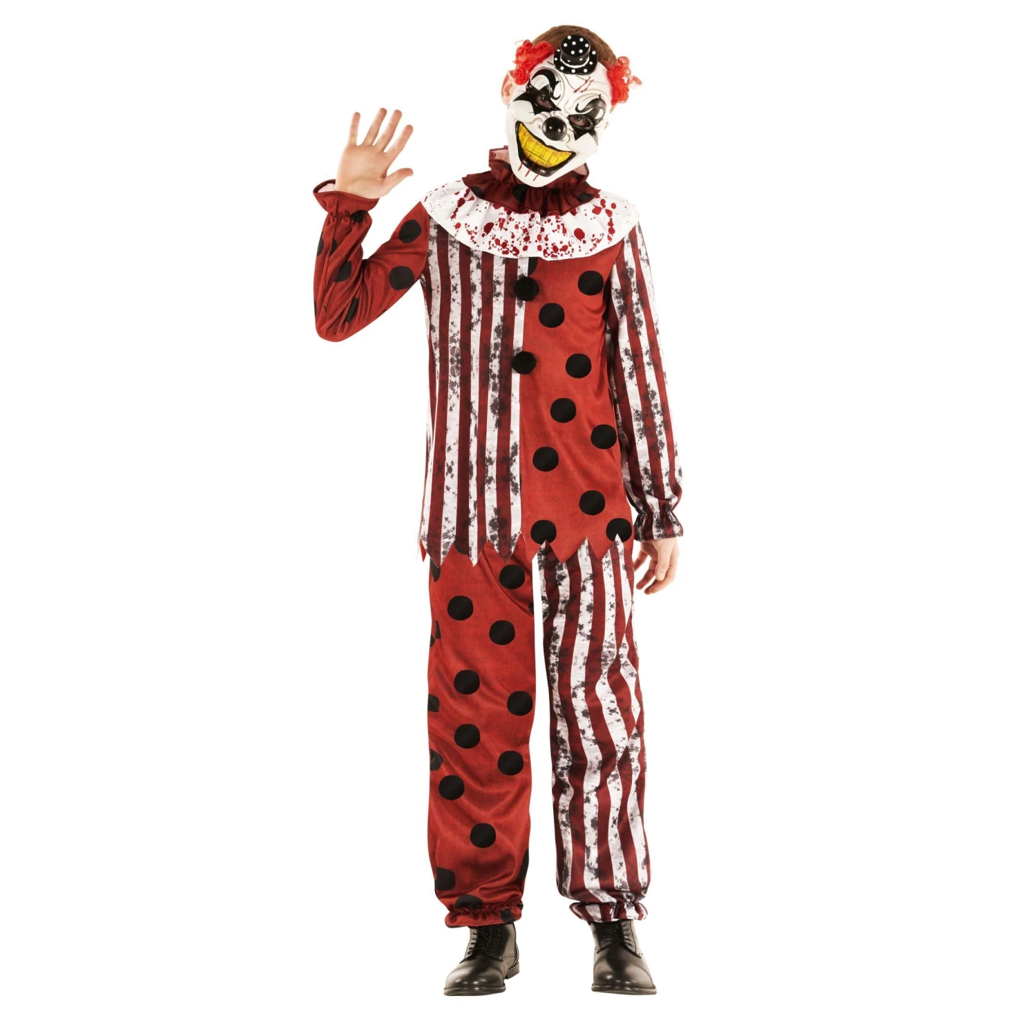 Costume Da Clown Terriente Per Bambini 12 Costume Da Clown Terriente Per Bambini - immagine 10