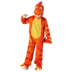 Costume Dinosauro T-Rex Arancione Bambino -Angels Face Negozio fjubgweg