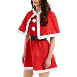 Costume Babbo Natale Provocante Per Donna -Angels Face Negozio fn3803 womens santa dress 6