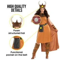 Costume Vichingo Donna 14 Costume Vichingo Donna -Angels Face Negozio fn4169 womens viking 10