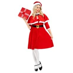 Costume Babbo Natale Donna -Angels Face Negozio fn4223 womens santa 3