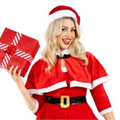 Costume Babbo Natale Donna -Angels Face Negozio fn4223 womens santa 7