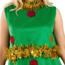 Costume Albero Di Natale Donna -Angels Face Negozio fn4233 womens xmas tree 7