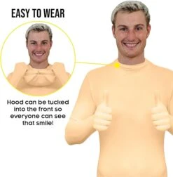 Morphsuit Oro Adulto 8 Morphsuit Oro Adulto -Angels Face Negozio gold morphsuit easy to wear