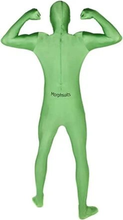 Morphsuit Verde Adulto -Angels Face Negozio green morphsuit rear